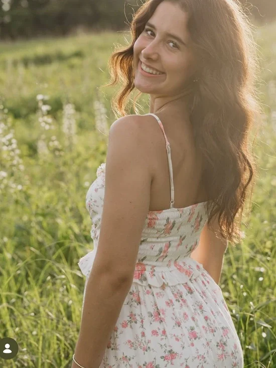 Altar'd State Cream Maxi Dress with Pink Floral Print - Picture 4 of 6